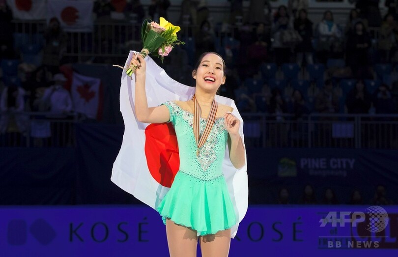 三原が四大陸選手権で優勝、自己ベストを記録し逆転