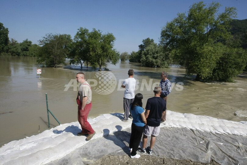 【写真特集】ドナウ川氾濫で被害拡大の中欧、流域で警戒続く
