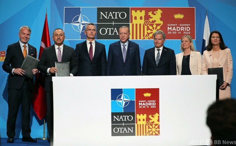 北欧2国のNATO加盟支持 トルコ、反対から一転