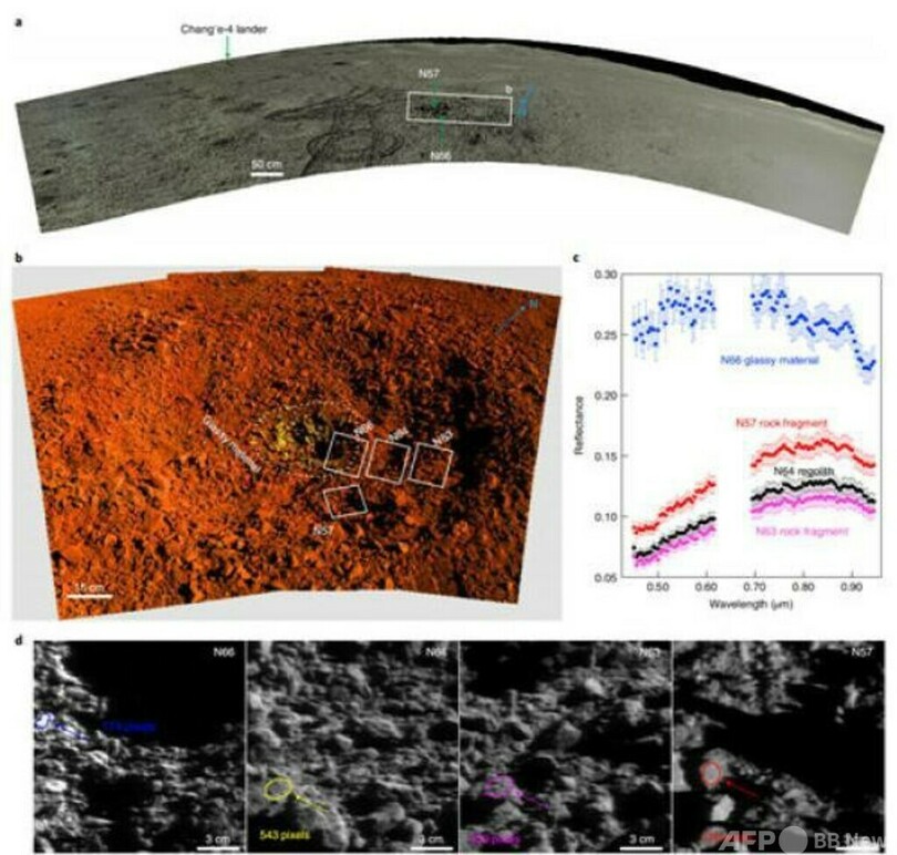 中国、月面で炭素質球粒隕石の破片を発見 月にあった水源への認識を深める