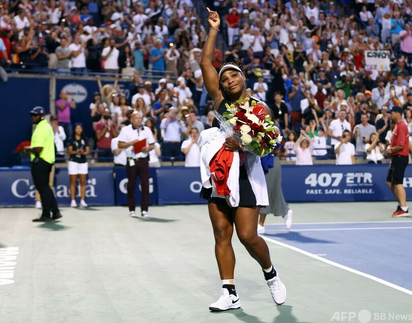 引退意向のセレーナ敗退、カナダに涙の別れ ナショナルバンクOP