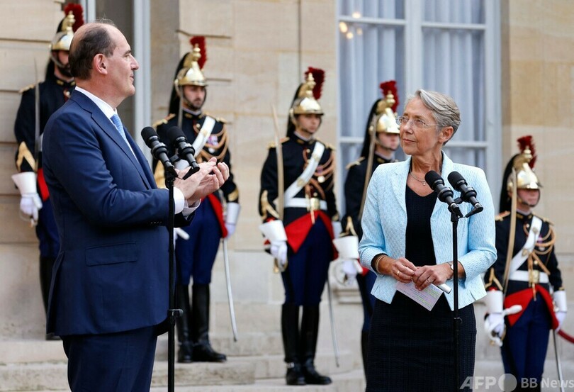 仏で30年ぶり女性首相 マクロン大統領、ボルヌ氏を任命