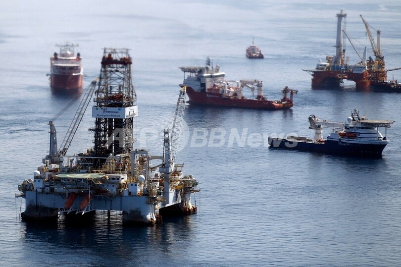 メキシコ湾原油流出、油井を完全に封鎖 事故発生から5か月