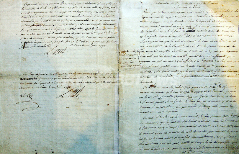 ルイ16世の遺言書、直筆原本を発見