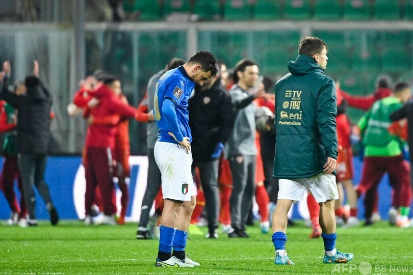 イタリアまさかの黒星、2大会連続でW杯出場逃す 欧州予選PO