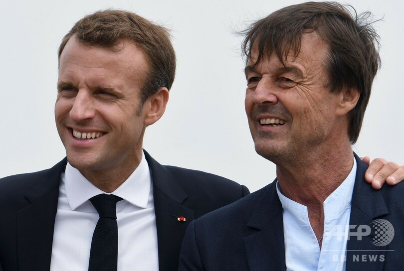 フランスのユロ環境相が突然の辞意表明、マクロン政権に打撃