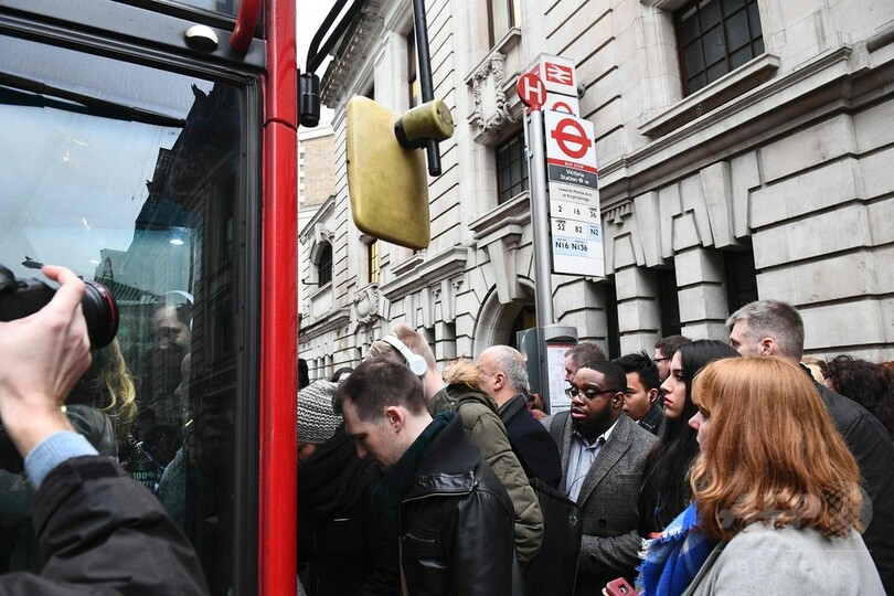 英ロンドンで地下鉄のストライキ、数百万人の足に影響