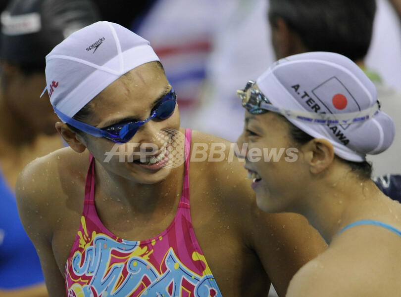 競泳開幕に向けて日本人選手らが練習、世界水泳