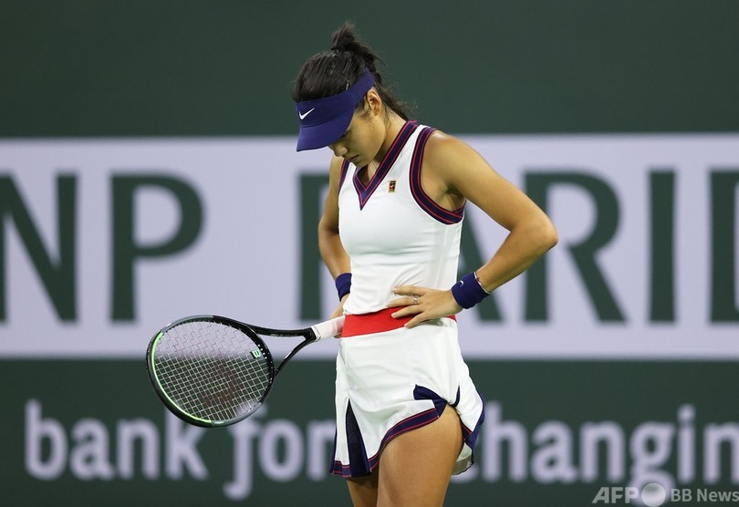 ラドゥカヌ、全米V後の初戦黒星 BNPパリバOP敗退