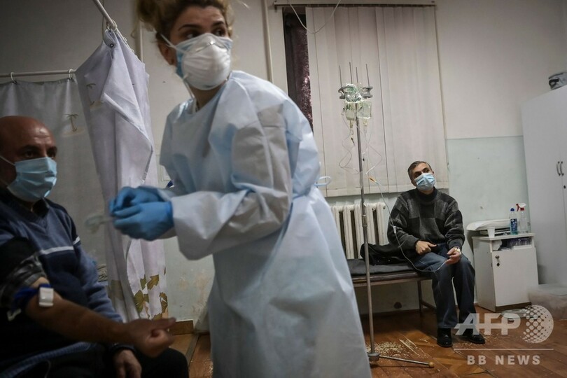 砲撃逃れた防空壕でコロナ感染の脅威 ナゴルノカラバフ