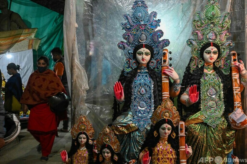 【今日の1枚】待機中の女神たち インド