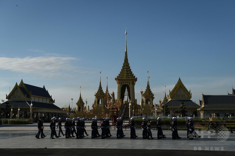 タイで前国王の葬儀の最終リハーサル