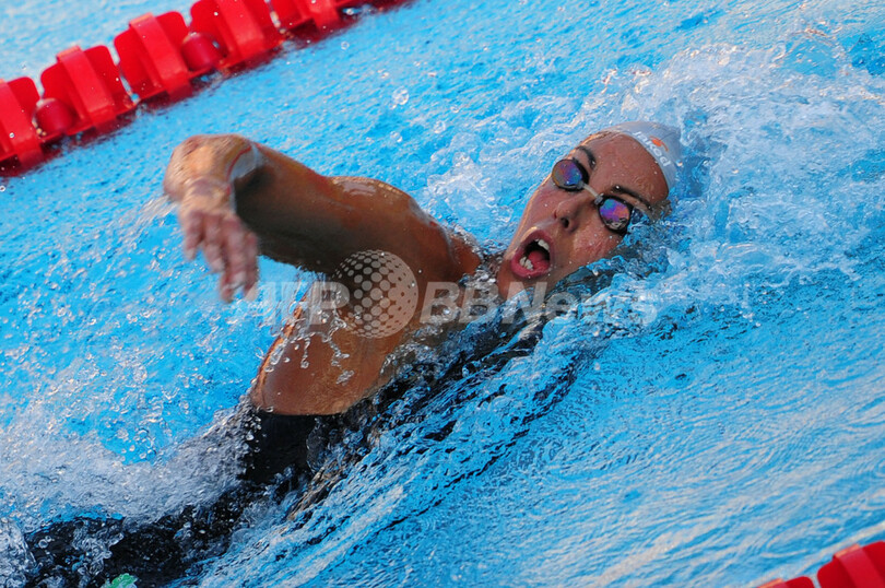 フィリッピ 大会新で1500メートル自由形を制す、世界水泳