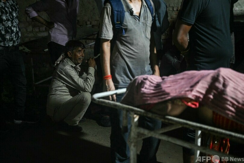 インド北部で雑踏事故、116人死亡 宗教行事参加の信者ら