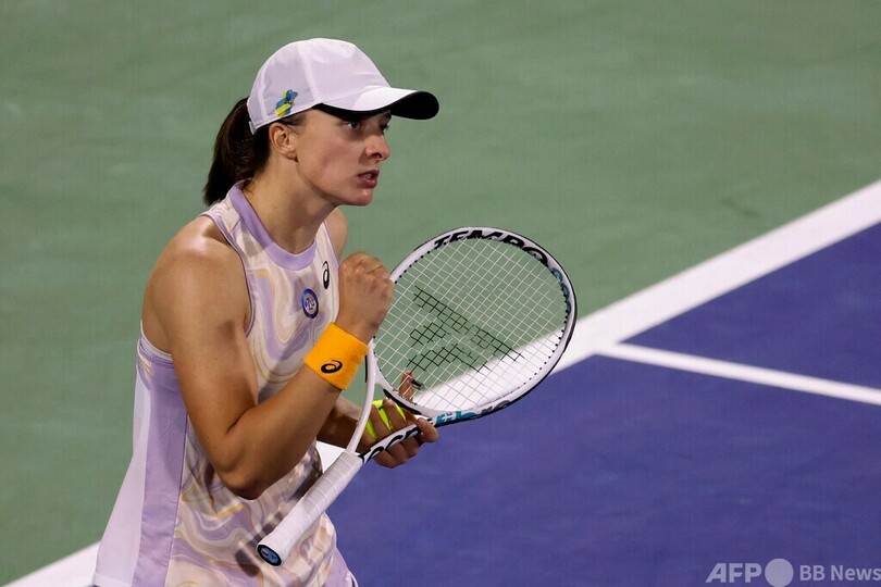 シフィオンテク、ドバイ選手権決勝進出 ガウフ戦6戦全勝