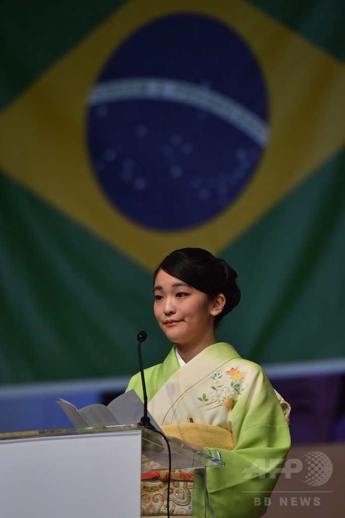 ブラジル訪問中の眞子さま、サンパウロの日本祭りに出席