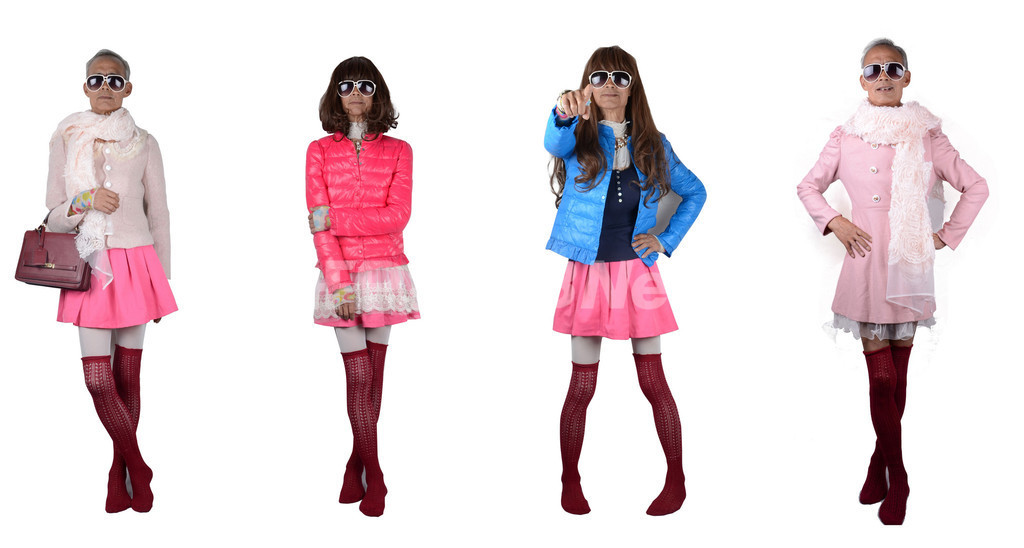 孫娘のためなら…72歳おじいちゃんの女装が大好評、中国