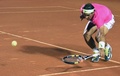 テニス、リオ・オープン男子シングルス準決勝。リターンを狙うラファエル・ナダル（2015年2月21日撮影）。(c)AFP/VANDERLEI ALMEIDA