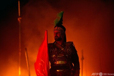 今日の1枚】7世紀の戦いを再現、イスラム教の「アシュラ」 イラク 写真