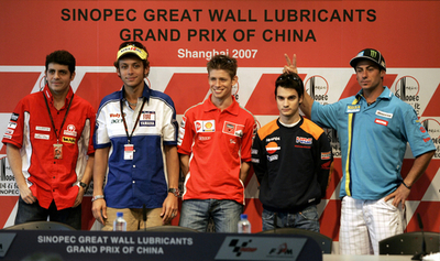 ＜07世界ロードレース選手権 第4戦＞中国GP開幕を控え記者会見が行われる - 中国