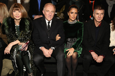 「サンローラン」15/16年秋冬メンズ、来場セレブをチェック！