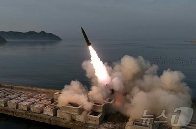 韓国で北朝鮮のミサイル発射巡り分析交錯…米韓演習への警告か、試験失敗か