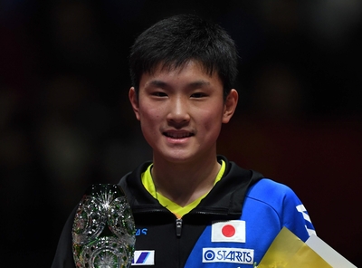 張本が卓球グランドファイナル優勝、早田/伊藤組も栄冠