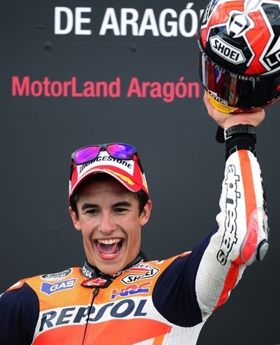 マルケスが今季6勝目、総合優勝に前進 アラゴンGP