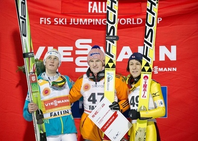 葛西が3位、フロイントが無念晴らす優勝 ジャンプW杯男子