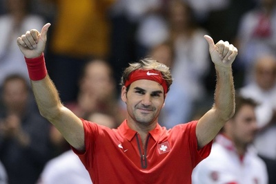 フェデラー、スイスのWG残留に貢献も今後のデ杯出場は明言せず