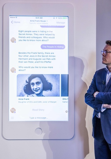 アンネ・フランク博物館、チャットボットで情報提供