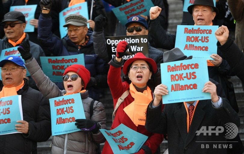 韓国・ソウルで反北朝鮮デモ