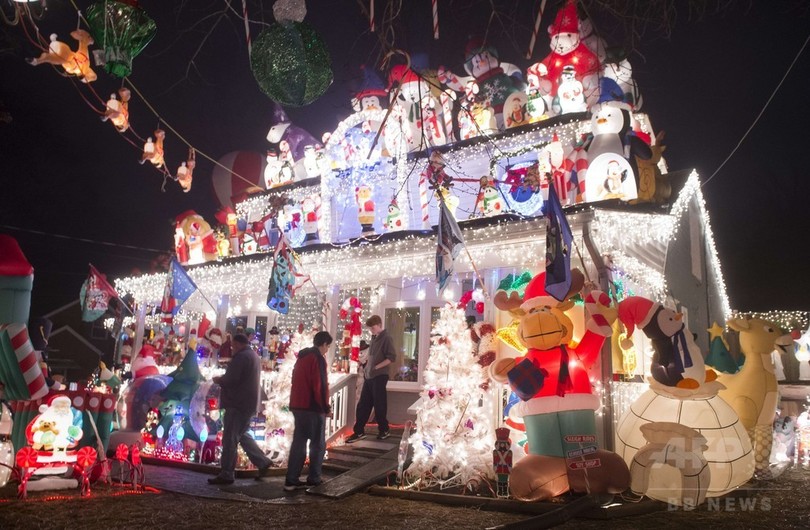 賑やかすぎる 米国のクリスマス デコレーション 写真11枚 国際ニュース Afpbb News