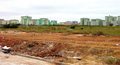 アンゴラ・ルアンダ（Luanda）から30キロの距離にある新都市Kilamba Kiaxiの概観（2011年5月13日撮影）。(c)AFP/GRIFFIN SHEA
