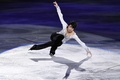 平昌冬季五輪、フィギュアスケートのエキシビションに臨む羽生結弦（2018年2月25日撮影）。(c)AFP/Mladen ANTONOV