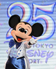2008年4月10日、千葉県浦安市の東京ディズニーリゾートで行われた報道陣向け記念イベントに登場したミッキーマウス（Mickey Mouse）。東京ディズニーリゾートは15日に開園25周年を迎える。（c）AFP/Yoshikazu TSUNO