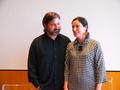 スミルハン・ラディック氏（左、Smiljan Radic）とマルセラ・コレア氏（Marcela Correa、2013年9月4日撮影）。(c)MODE PRESS