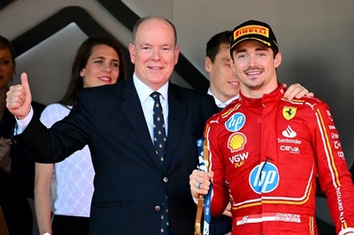 ルクレール、感動の母国モナコGP初制覇 角田8位入賞