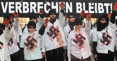 酔った米観光客、ナチス式敬礼して通行人に殴られる ドイツ