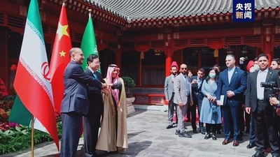 サウジとイランの外相 北京で7年ぶりの会談