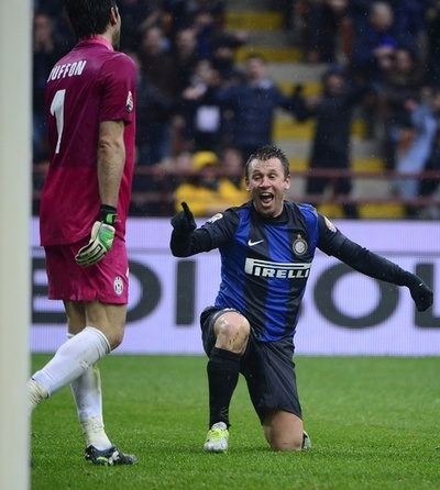 首位ユベントスがインテルに勝利、連覇に前進