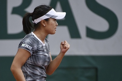 奈良がドダンを下し初戦突破、全仏オープン