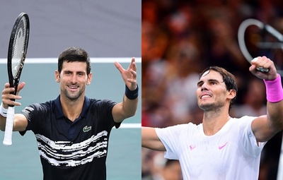 ナダルとジョコがそろって4強入り、パリ・マスターズ決勝対決に前進