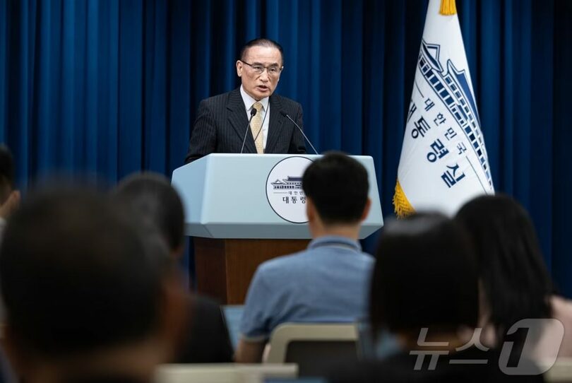 ウィ・ソンラク（魏聖洛）国家安保室長(c)news1