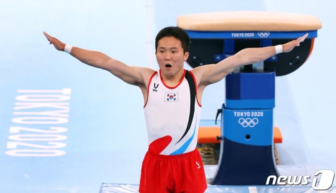 東京五輪に参加したシン・ジェファン氏(c)news1