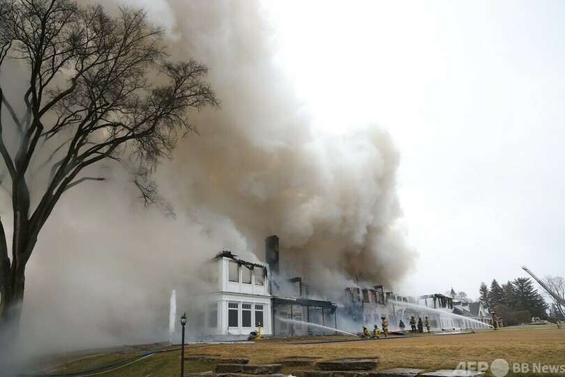 米ゴルフ場で火災、メジャー大会開催の名門コース