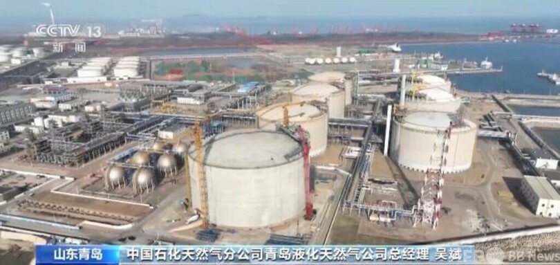 中国最大級のLNGタンクが稼働開始