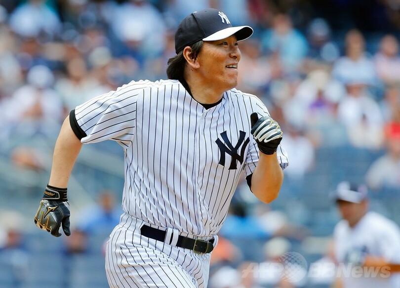 田中が今季2敗目、試合前のOB戦には松井氏が登場