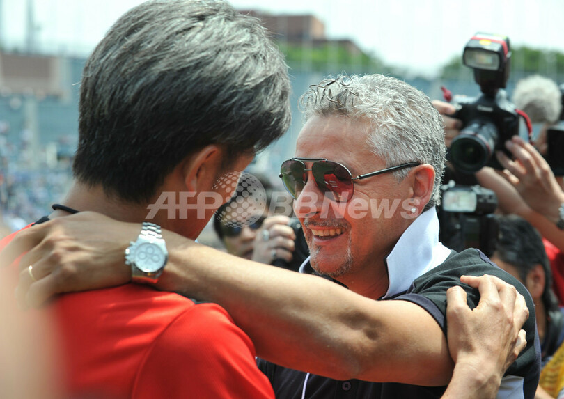 サッカー 日本 イタリアob戦 開催 R バッジョ氏来場 写真15枚 国際ニュース Afpbb News