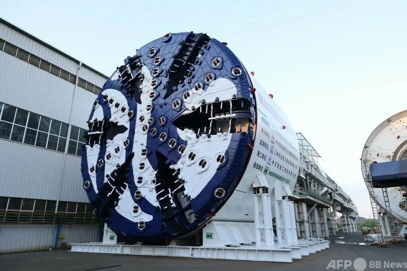 世界最長の海底道路トンネル、直径15mのシールドマシン掘削開始 中国山東